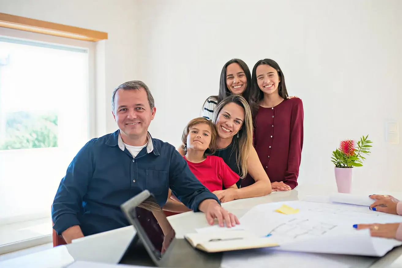 Property buyers meeting with a Buyers Agent